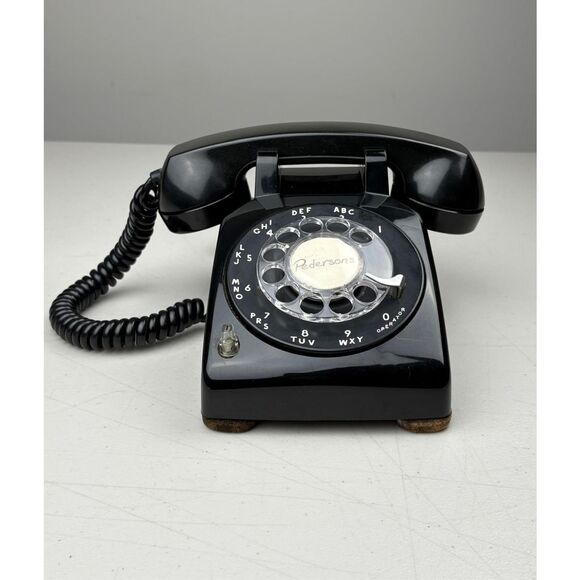 Vintage Western Electric Black Rotary Dial Telephone Model 510 Black Rare G1 - Picture 2 of 10